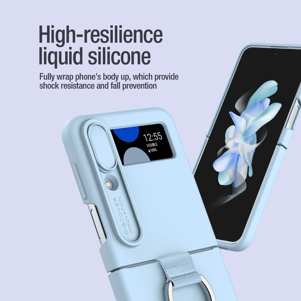Nillkin CamShield Silky Silicon Case for Samsung Galaxy Z Flip 4 5G