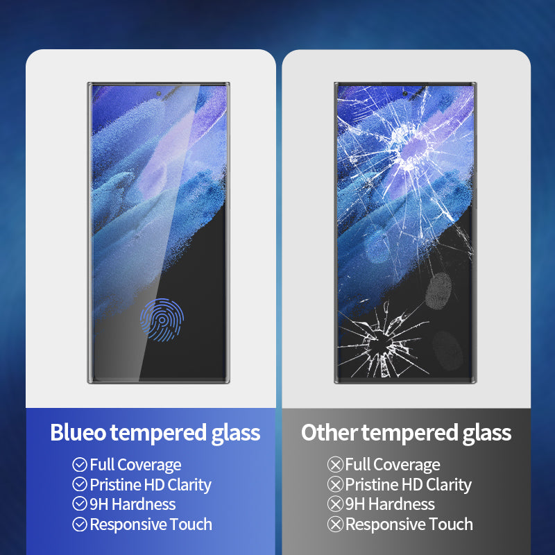 BlueO 3D UV glass+UV Glue Glass