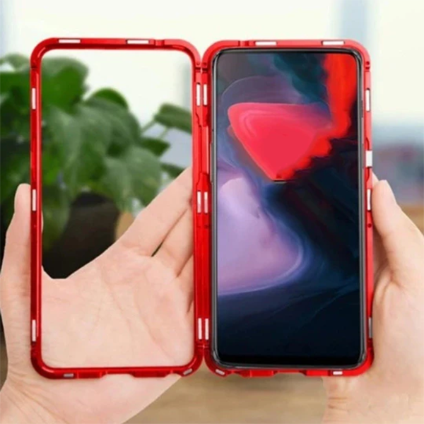 Magnetic Flip Tempered Glass Mobile Phone Case For Vivo