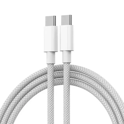 60W Type C to Type C Braided Cable for iPhone