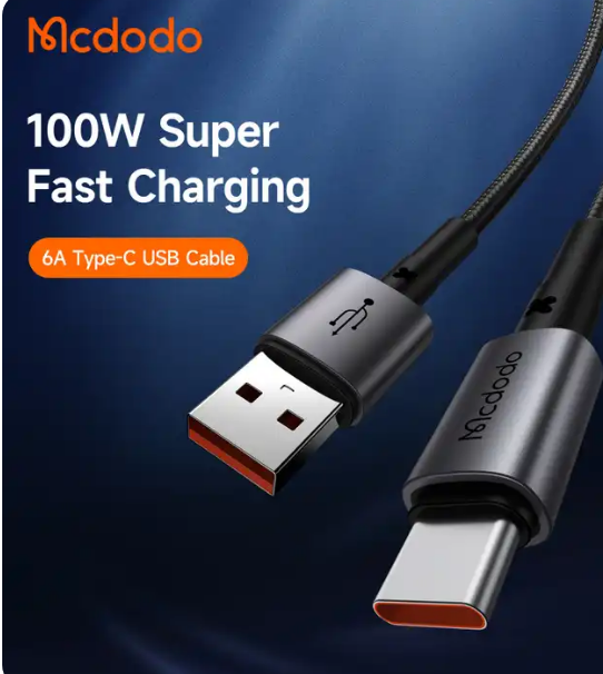 MCDODO CA-3590 100W USB Cable Type-C Aluminum Cable