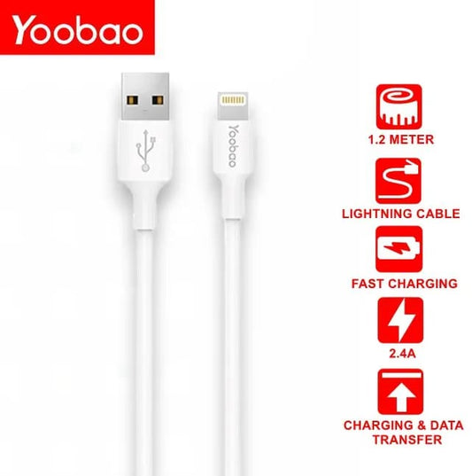 Yoobao YB-438 Fast Charging Data Sync Cable Transfer For Lightning Devices 1.2m