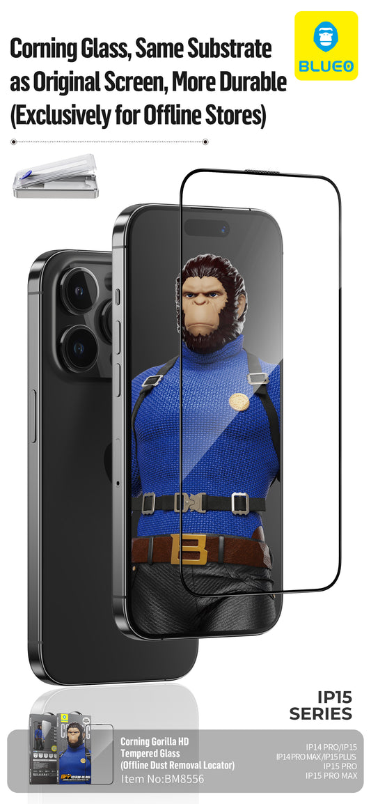 BlueO Corning Gorilla HD Glass Anti-Static for iPhone