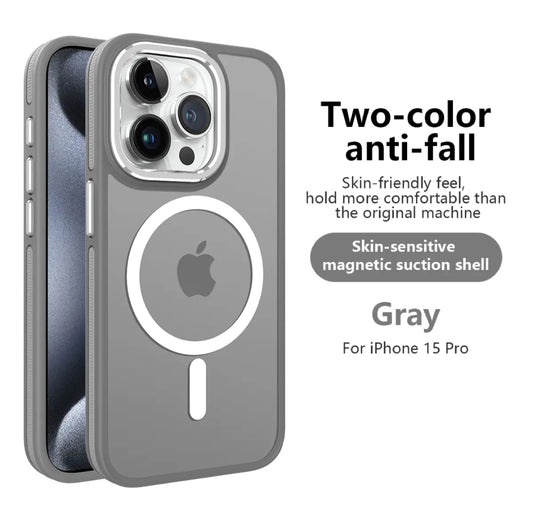Two Color Anti Fall Magnetic Case for iPhone