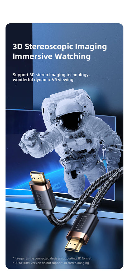 USAMS US-SJ528 U74 4K HD HDMI To HDMI 2.0 Cable 2m