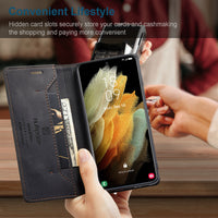 AutoSpace Wallet Leather Case for Samsung