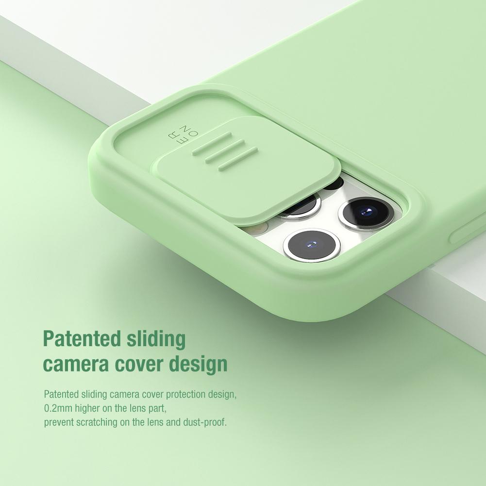 Nillkin Camshield Silky Silicone Case for iPhone.
