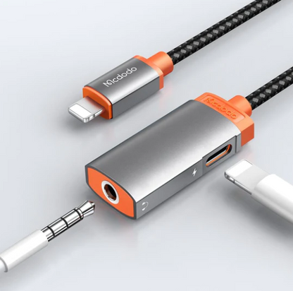 MCDODO CA-6710 Oryx Series Lightning to Lightning and DC 3.5mm Cable