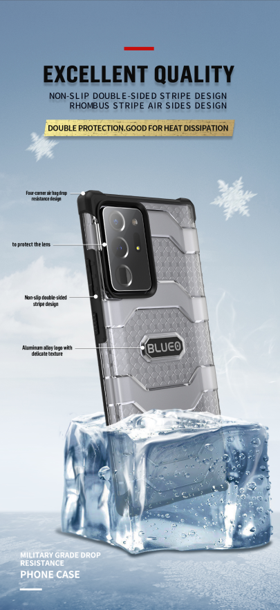 BLUEO Military Grade Drop Resistance Phone Case for Samsung