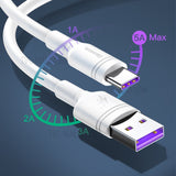 Baseus Double-ring Quick Charge USB Cable for Type-C (5A)