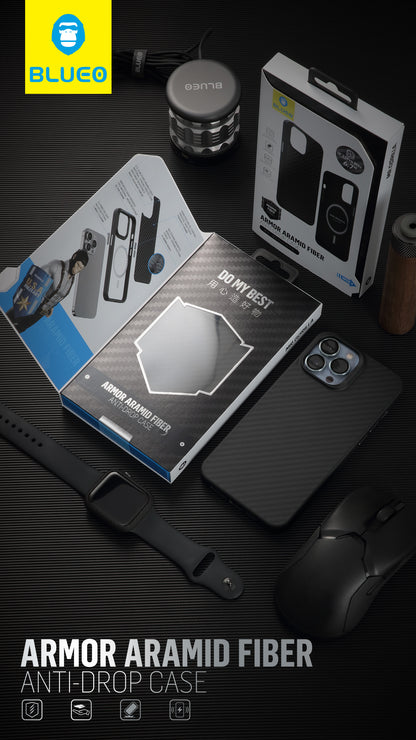 BlueO Armor Aramid Fiber Anti-Drop Case for iPhone