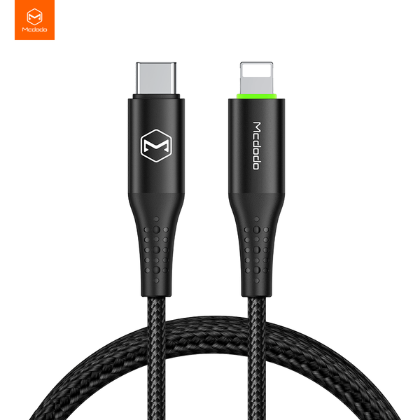 Mcdodo USB Type C PD Smart charging Cable Auto Power Off Fast Charging PD Cable for iPhone for MacBook
