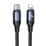 USAMS US-SJ522 U71 Type-C to Lightning 20W PD Fast Charging & Data Cable (2M)