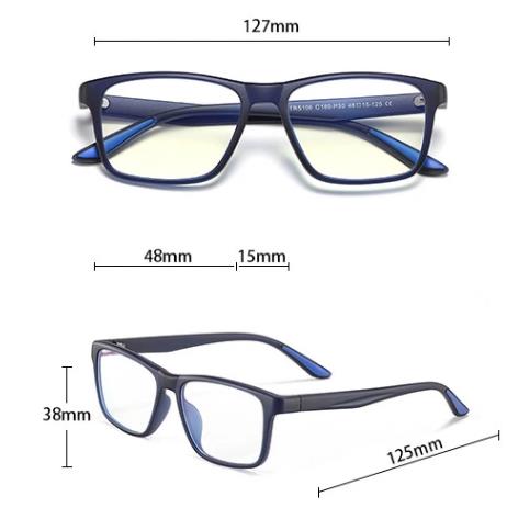 Teenagers Anti Blue Ray Glasses Silicone Frame